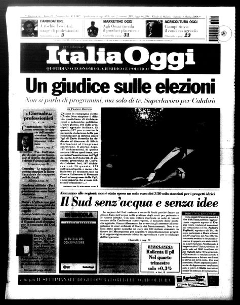 Italia oggi : quotidiano di economia finanza e politica